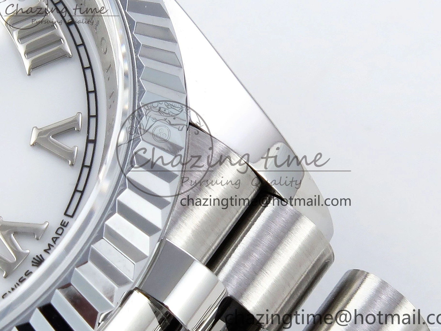 Roman Markers 36mm Steel Number Edition 1:1 Bracelet SS HGF Best 904L Dial 126234 Datejust on VR3235 White 0113